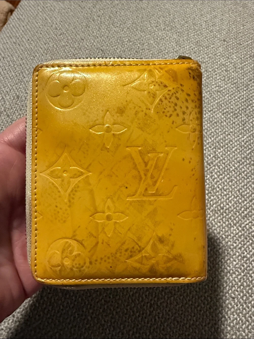 Louis Vuitton Vernis authentic zippy compact wallet BJ0959